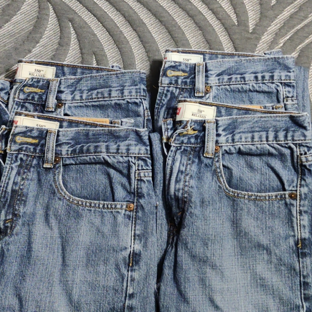 Levi's 550 relaxed denim jeans